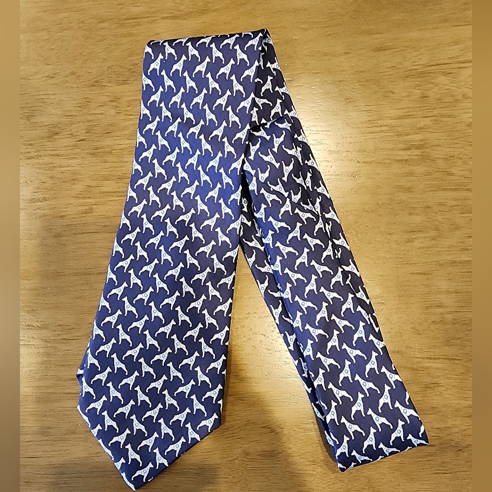 Ferragamo Sceriffo 100% Silk Nect Tie